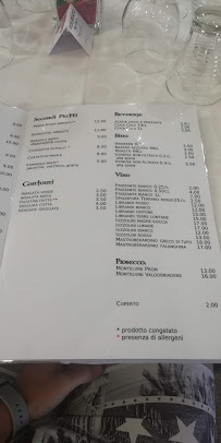 Carte du Ristorante Pizzeria Nettuno di Madormo Luigi à Roseto Capo Spulico