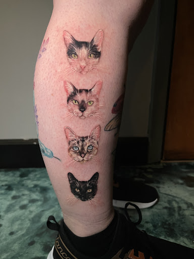 Explore back of the arm tattoo ideas, creative tattoo ideas in Charlotte, available at Tattoo Me Charlotte