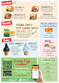 Menu du RollEat à Arese