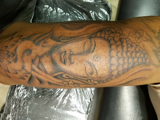 Explore warrior tattoo ideas for guys, creative tattoo ideas in Lake Station, available at 219 Ink
