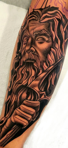 Explore black cover up tattoo ideas, creative tattoo ideas in Deptford, available at 12 oz Studios Tattoos, Piercing, and Permanent Cosmetics Deptford