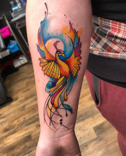 Explore mass effect tattoo ideas, creative tattoo ideas in Willow Grove, available at Tattoo GalaxyWillow Grove Piercing & Tattoos