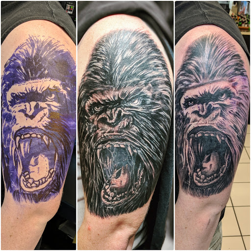 Explore polar bear tattoo ideas, creative tattoo ideas in Beverly Hills, available at R-N-R Custom Tattoos