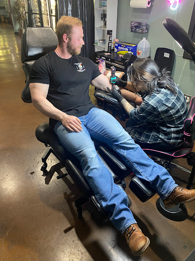 Explore vertical tattoo ideas, creative tattoo ideas in Albuquerque, available at Archetype Tattoo Studio