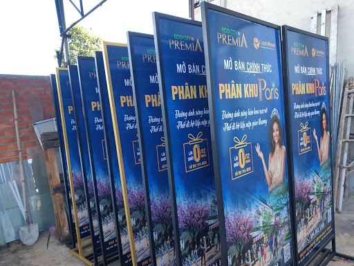 xưởng sản xuất công ty quảng cáo Kiến Vàng