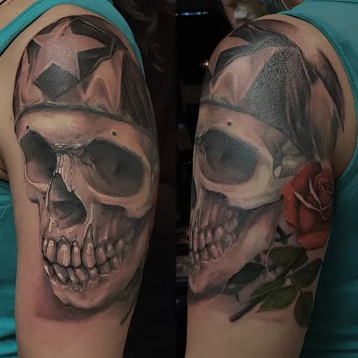 Explore memorial tattoo ideas for grandfather, creative tattoo ideas in Elmhurst, available at STYX TATTOO