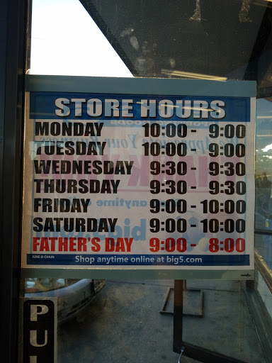 Sporting Goods Store «Big 5 Sporting Goods», reviews and photos, 14970 Goldenwest St, Westminster, CA 92683, USA