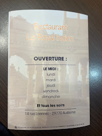 Photos du propriétaire du Restaurant royal indien à Audierne - n°11