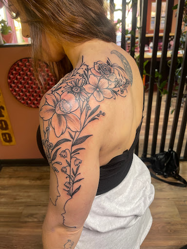 Explore small tattoo ideas neck, creative tattoo ideas in Clintonville, available at Honey Heart Tattoo
