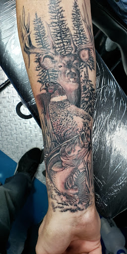 Explore tattoo stencil ideas for men, creative tattoo ideas in North Aurora, available at Ink Bar Tattoo