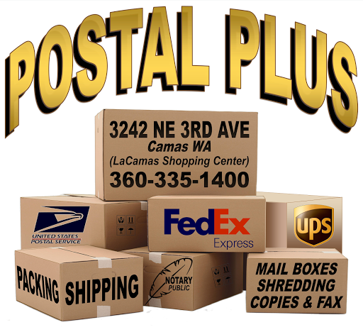 Mailing Service «Postal Plus», reviews and photos, 3242 NE 3rd Ave, Camas, WA 98607, USA