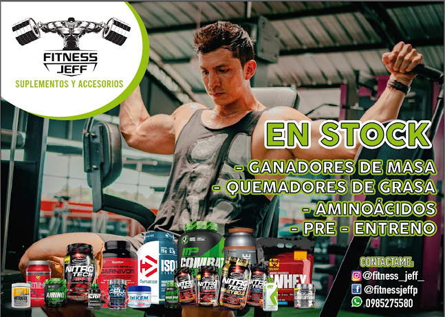 Tienda de Suplementos y Accesorios ”Fitness Jeff” - Guayaquil