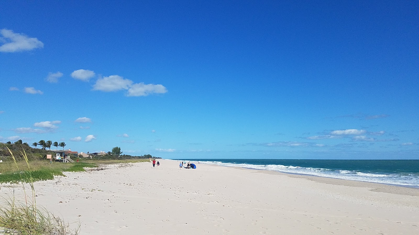 Photo de Round Island beach avec sable lumineux de surface