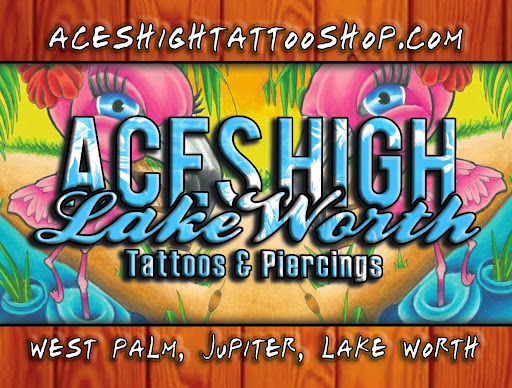 Tattoo Shop «Aces High Tattoo Lake Worth», reviews and photos, 407 S Dixie Hwy, Lake Worth, FL 33460, USA