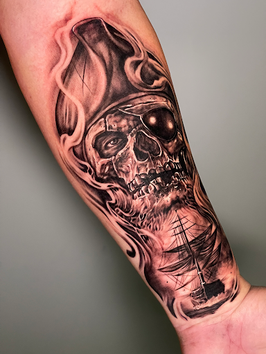 Explore small rose tattoo ideas, creative tattoo ideas in Lake Alfred, available at Moreira Ink