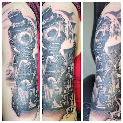 Explore kid name tattoo ideas, creative tattoo ideas in Angola, available at Hoodlum Ink