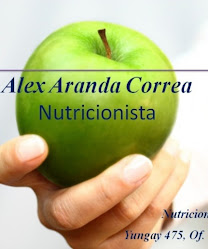Alex Rodrigo Aranda Correa, Nutricionista