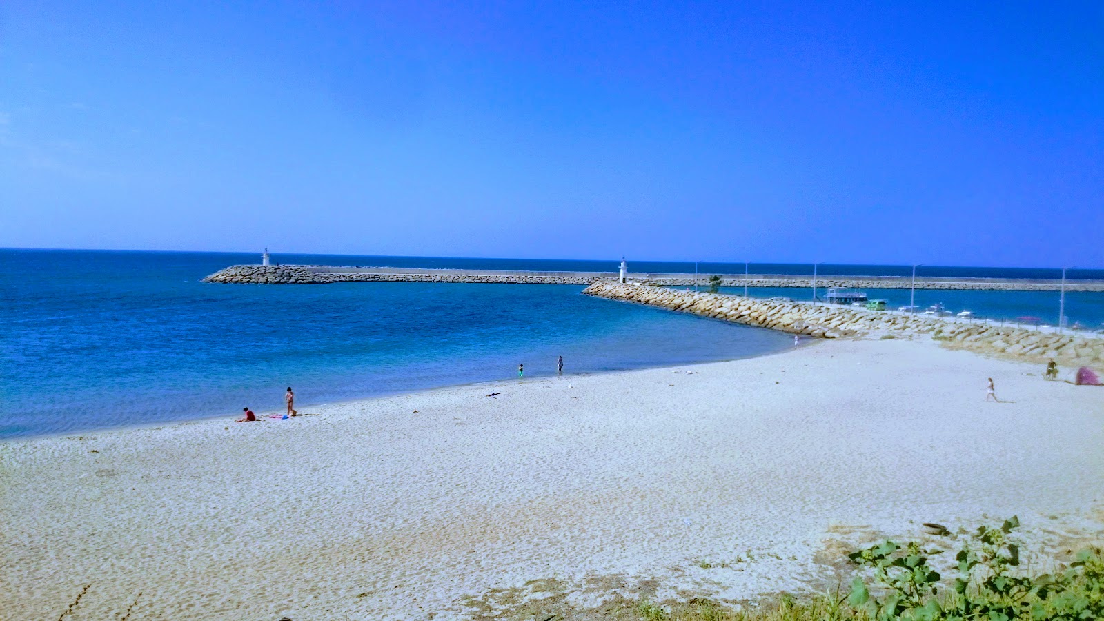 Foto van Sultanice Sahili met fijne beige zand oppervlakte