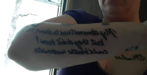 Explore gangsta tattoo ideas, creative tattoo ideas in Swannanoa, available at Iron Wolves Tattoo