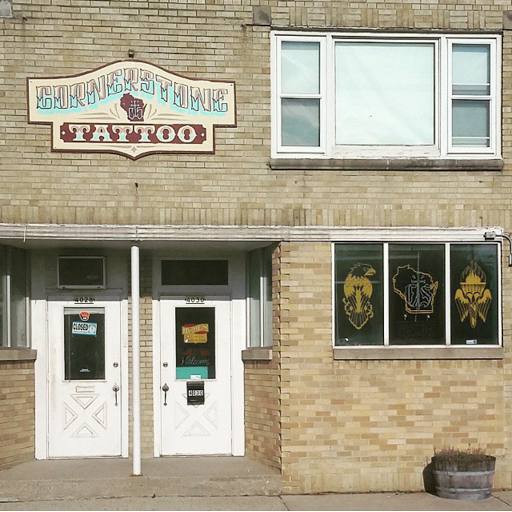 Explore flower leg tattoo ideas, creative tattoo ideas in Milwaukee, available at Cornerstone Tattoo