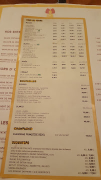 Restaurant Mandala à Strasbourg menu