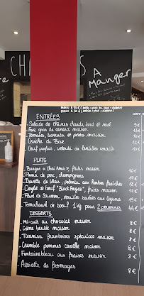 Chai nous à Crosne menu