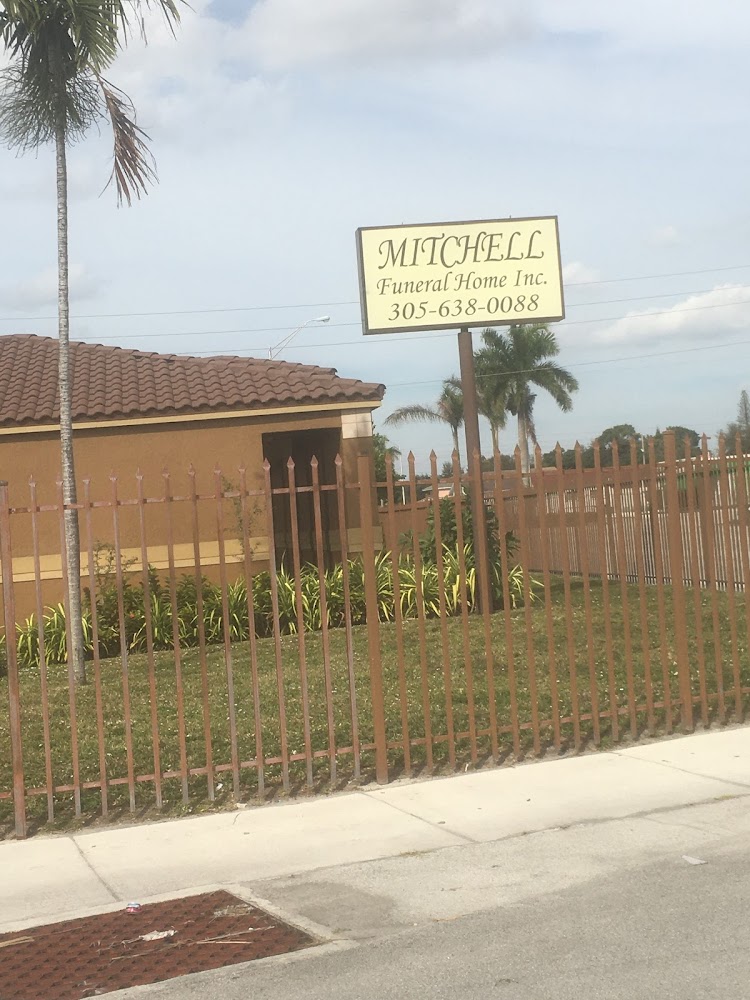 Street view of Mitchell Funeral Home
