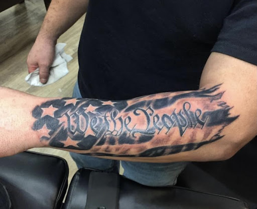 Explore blue rose tattoo ideas, creative tattoo ideas in Ottumwa, available at Family Tradition TattoosPiercings