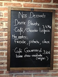 Del Vera à Lille menu