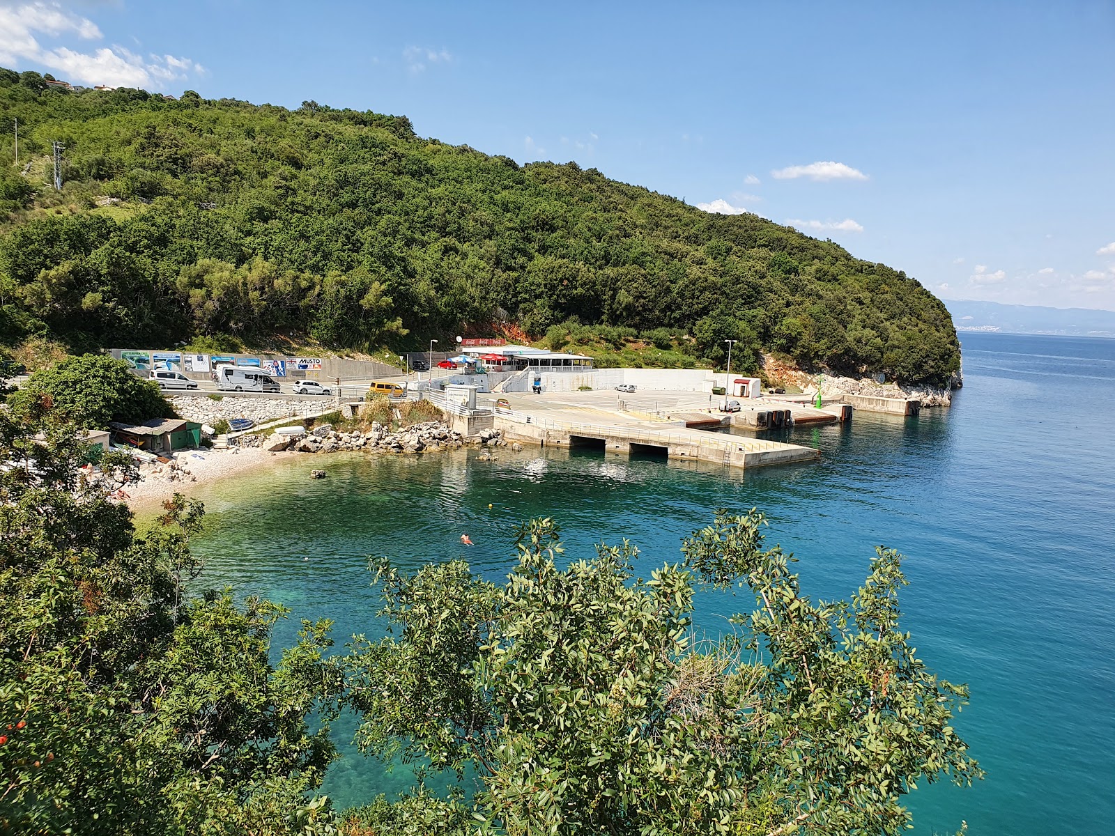 Foto von Brestova beach mit gerader strand