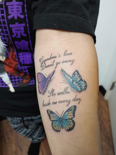 Explore christian forearm tattoo ideas, creative tattoo ideas in Las Vegas, available at Artforms Tattoo