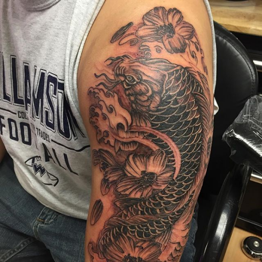 Explore simple thigh tattoo ideas, creative tattoo ideas in Philadelphia, available at Daves Artistic Tattoo