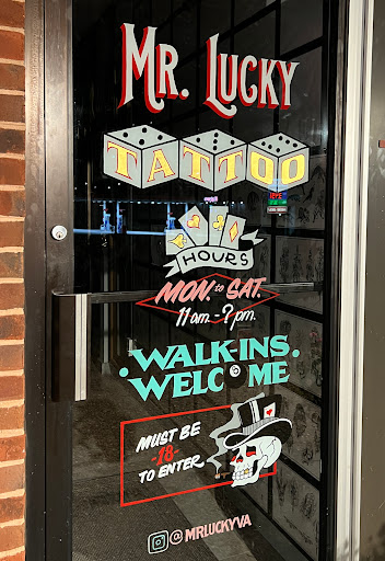 Explore banner tattoo ideas, creative tattoo ideas in Harrisonburg, available at Mr Lucky Tattoo