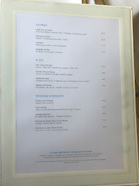 Restaurant gastronomique Le Jardin des Plumes à Giverny (le menu)