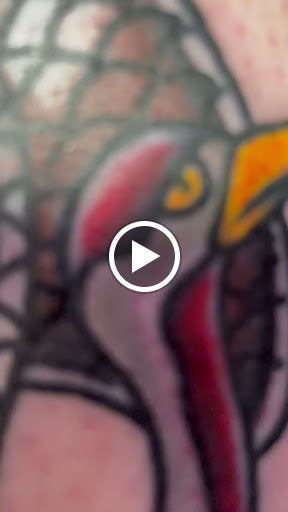 Explore back of the thigh tattoo ideas, creative tattoo ideas in Orange Park, available at Big City Tattoo and Piercing