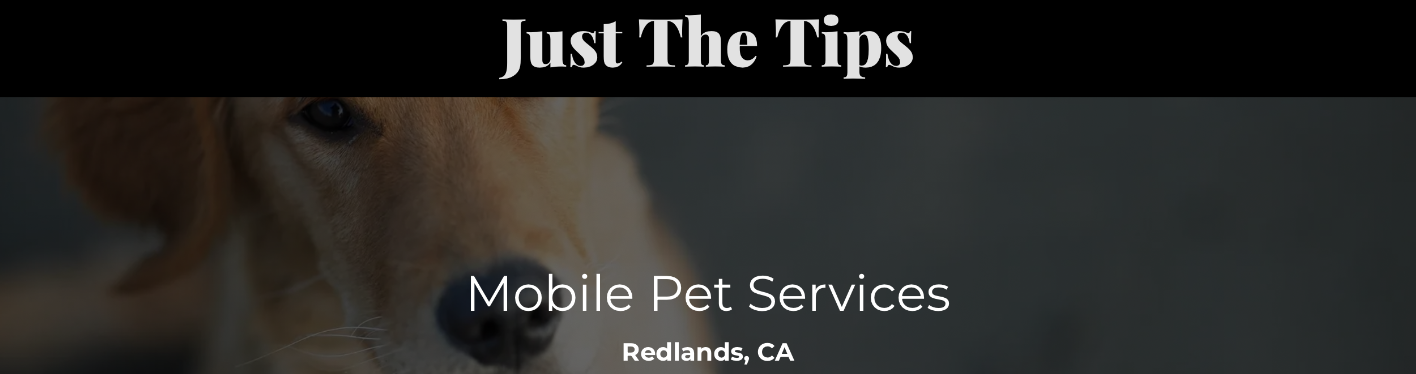Just The Tips Mobile Pet Services