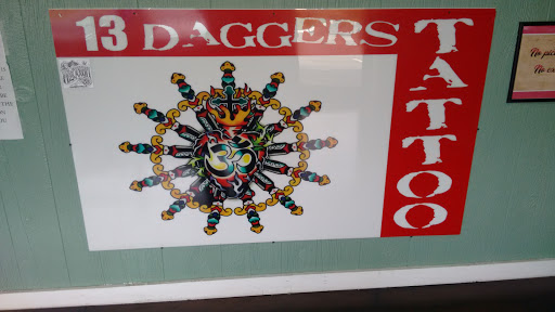 Tattoo Shop «13 Daggers Tattoo Studio», reviews and photos, 2130 Fort Campbell Blvd suite c, Clarksville, TN 37042, USA