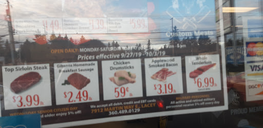 Butcher Shop «Gibsons Custom Meats», reviews and photos, 7912 Martin Way E, Olympia, WA 98516, USA