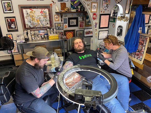 Explore tattoo ideas lion, creative tattoo ideas in Talbott, available at Alpha Tattoo co.