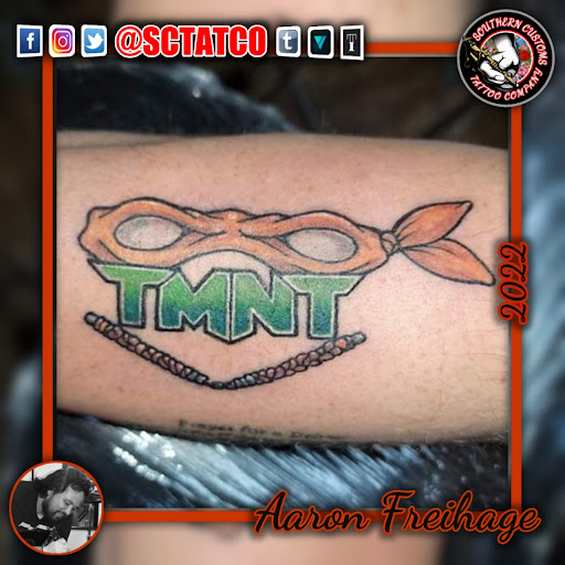 Explore female family tattoo ideas, creative tattoo ideas in Fayetteville, available at Southern Customs Tattoo Company