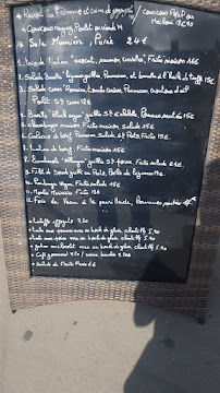 Eau Canal à Pantin menu