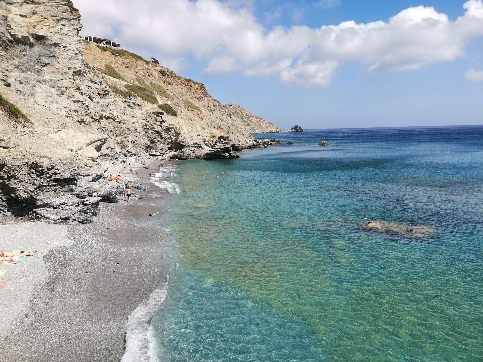 Paralia Mouros'in fotoğrafı biraz temiz temizlik seviyesi ile