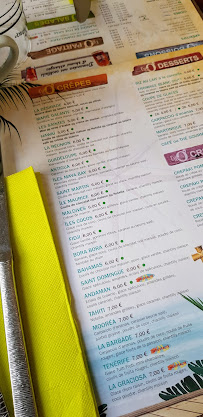 O'PARADIS DES CREPES à Saint-Cloud menu
