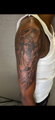 Explore halloween tattoo ideas for men, creative tattoo ideas in Dublin, available at Tattoos By Cam