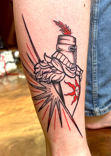 Explore female arm sleeve tattoo ideas, creative tattoo ideas in Marietta, available at The Queen Bee Tattoo and Piercing Parlour