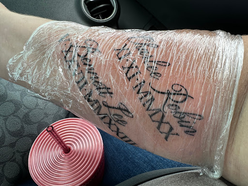 Explore 444 angel number tattoo ideas, creative tattoo ideas in Myrtle Beach, available at Elite Ink Tattoos of Myrtle Beach