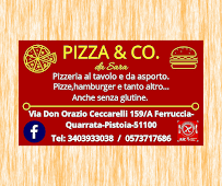 Pizzeria Pizzeria Pizza & Co. à Quarrata (la carte)