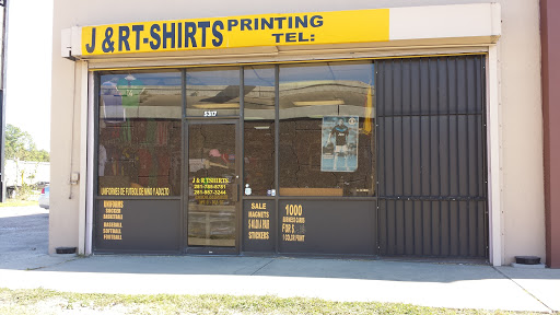 Custom T-shirt Store «J and R T-Shirts», reviews and photos, 5317 Aldine Mail Rte Rd, Houston, TX 77039, USA