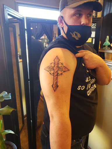 Explore side tattoo ideas for guys, creative tattoo ideas in Terre Haute, available at Black Tides Tattoos And Fine Art