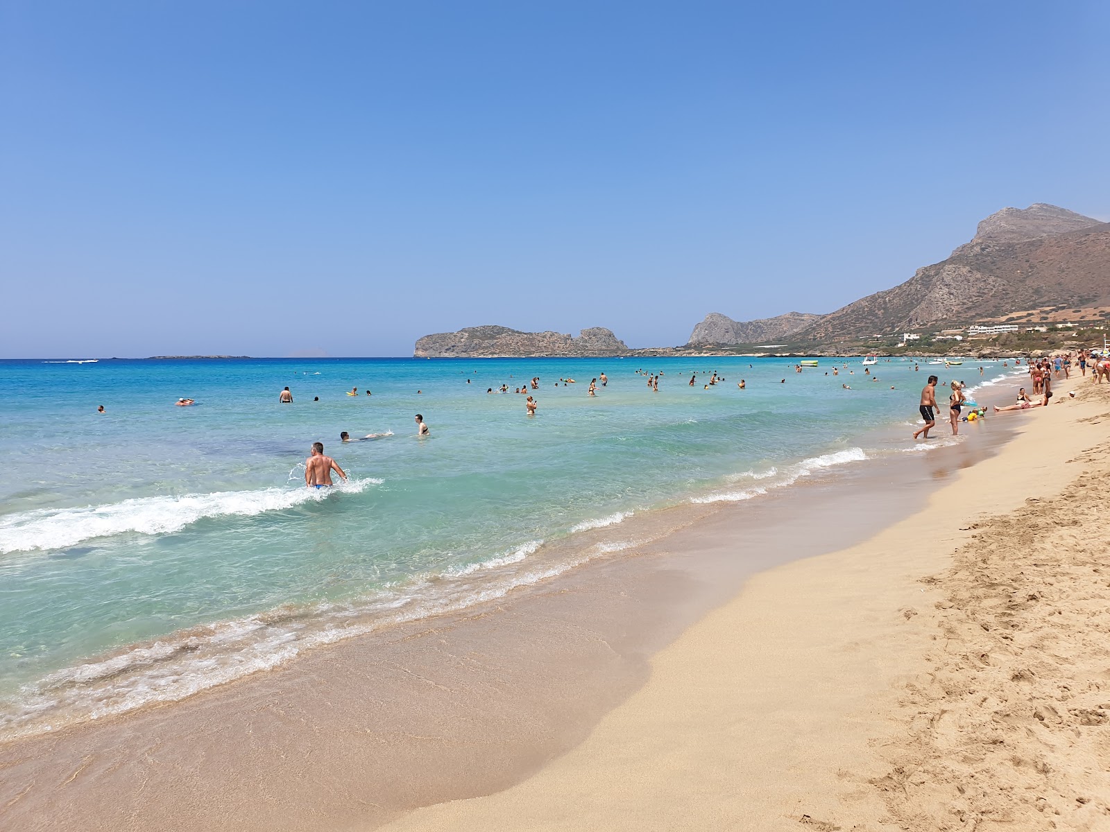 Photo de Plage de Falasarna zone des équipements